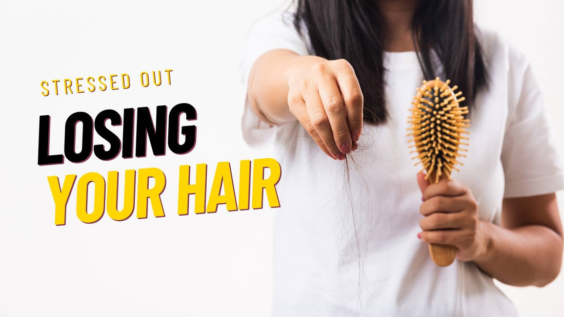 stressed out losing hair