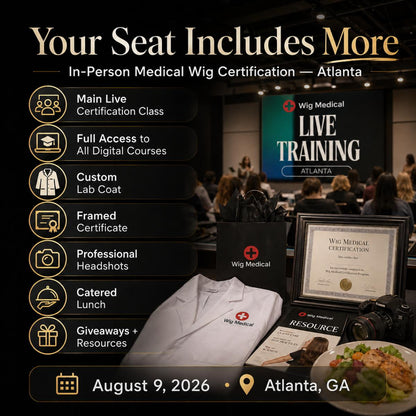 In-Person Medical Wig Certification — Atlanta 8/9/26