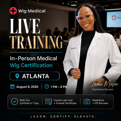 In-Person Medical Wig Certification — Atlanta 8/9/26
